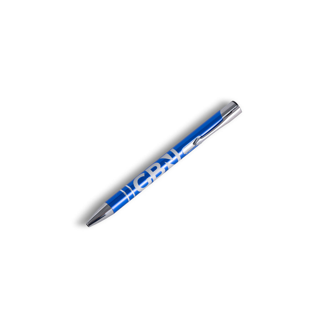 GB News Metal Ball-Point Pens (Bundle of 2x Pens, in Blue and Red)